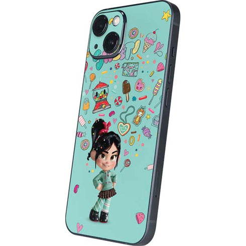 Disney Wreck-it Ralph Vanellope Sugar Icons iPhone 14 Plus Skin